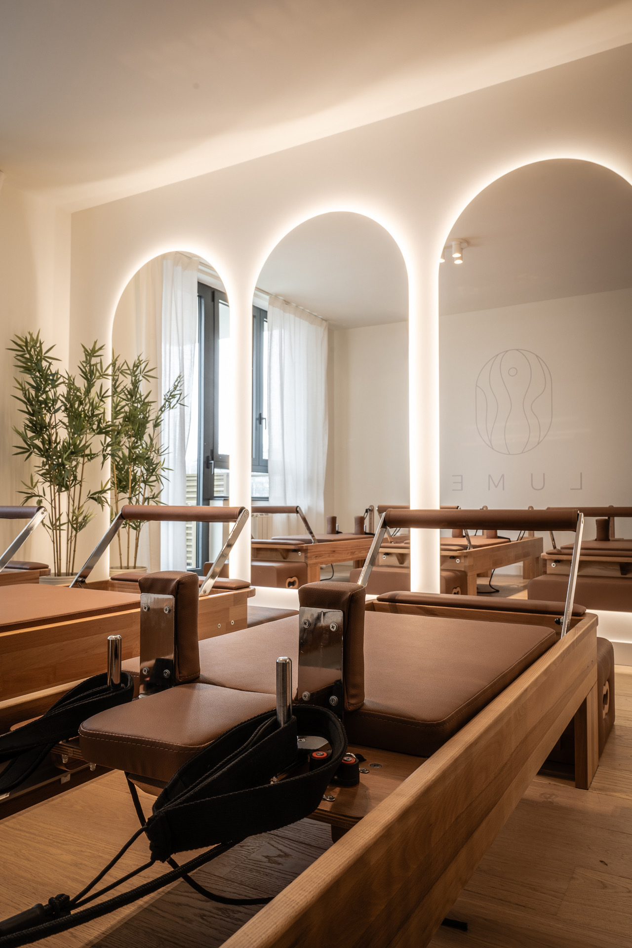 lume pilates reformer studio u beogradu na vodi - enterijer studija